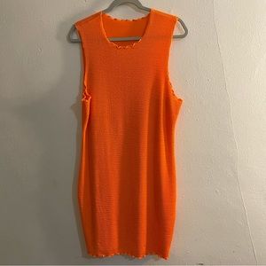 Orange dress